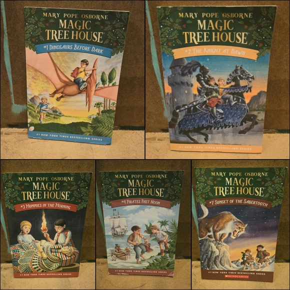 Magic Tree House Other - Magic Tree House Book Bundle | Lot of 5 Chapter Books | Books 1, 2, 3, 4, & 7